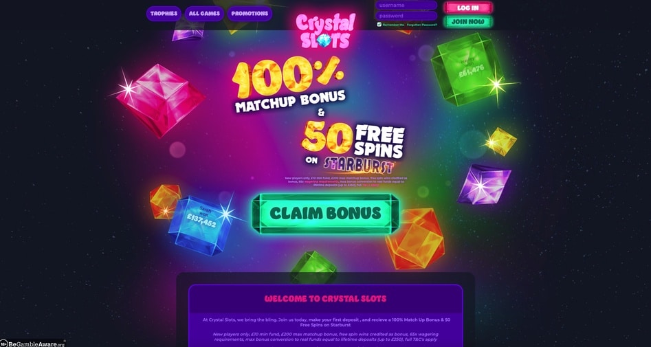 Crystal Slots screenshot