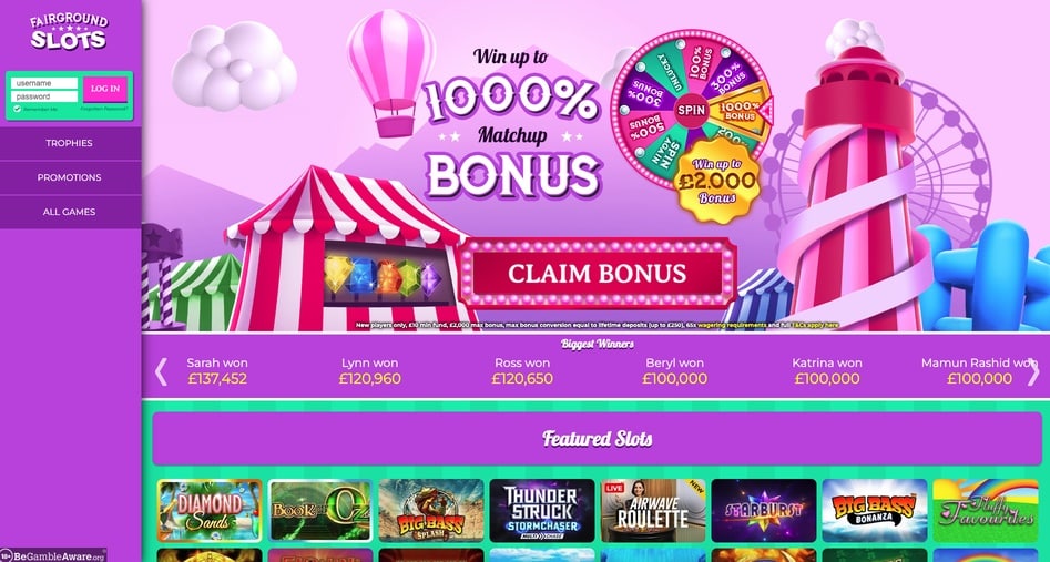 Fairground Slots screenshot