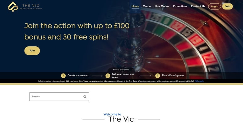 The Vic Casino screenshot